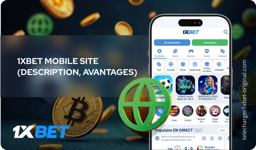 1xbet mobile site (description, avantages)