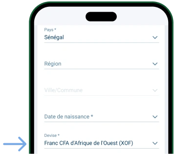 Précisez la devise Télécharger 1xBet Original