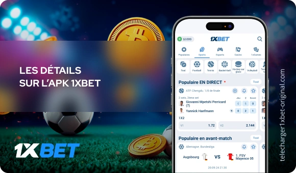 Les détails sur l’APK 1XBET Telecharger 1xBet Original